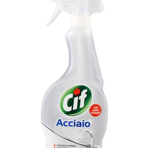 Cif Spray Acciaio 500Ml Con Agenti Lucidanti